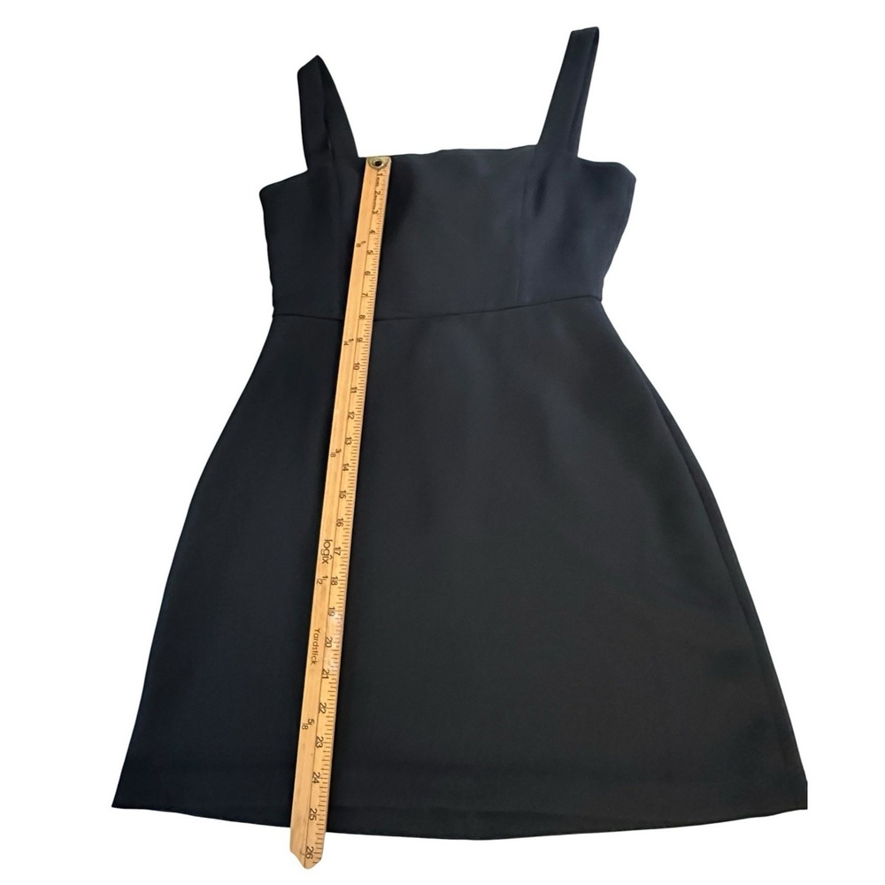Aritzia Wilfred Aperature Tie-Back Black Noir Mini Dress Size 4‎ - Picture 8 of 14